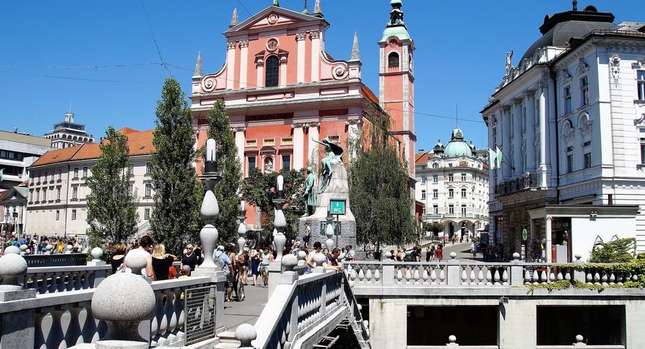 Bekende brug Ljubljana Bekende brug Ljubljana